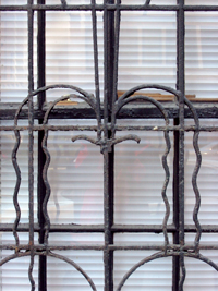 Jalousie Jalousie im Fenster